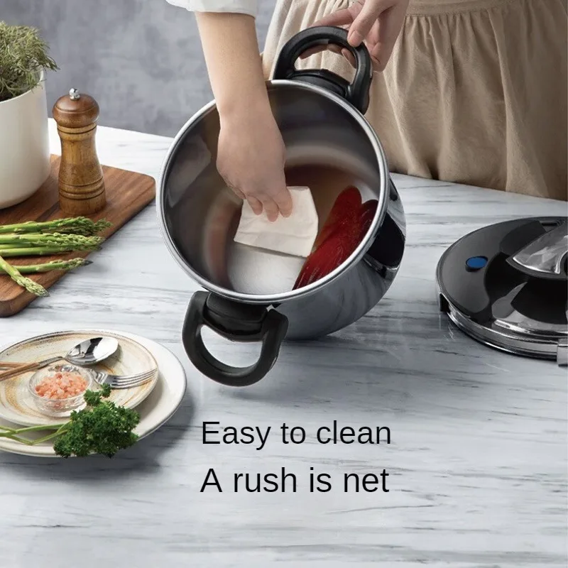 Safe and Durable Amidda German Gas Pressure Cooker with 304 Stainless Steel and Explosion Proof Design