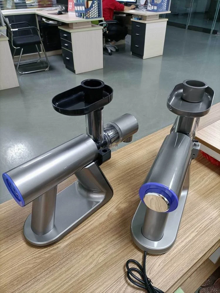 Honghao Ready Goods Horizontal 120V Cold Press Slow Juicer Extractor Easy to Clean Quiet Motor Reverse Function BPA-Free Juicer