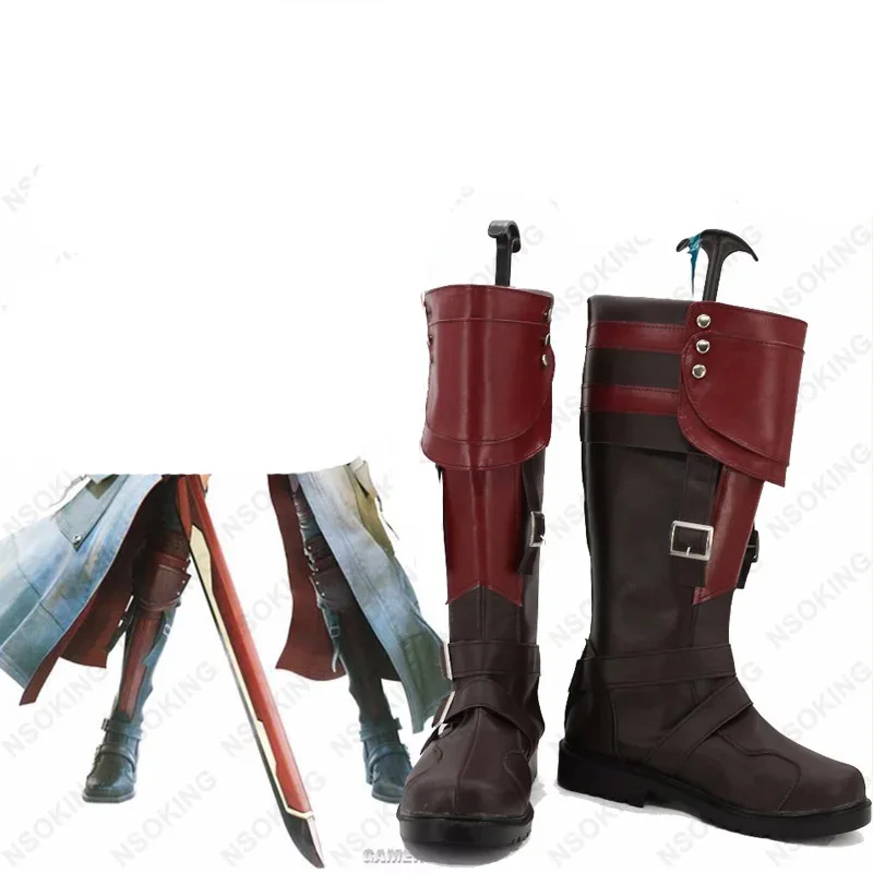 

New Final Shoes Fantasy XIII lightning Eclair Farron Cosplay Boots Custom Made