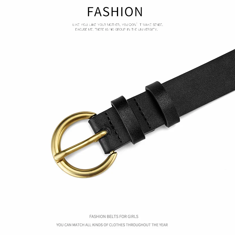 

2022 New Square Buckle Ladies Overalls Belt Korean Style Simple Casual Belt Student Jeans Skirt Decoration Designer Luxury Belt
