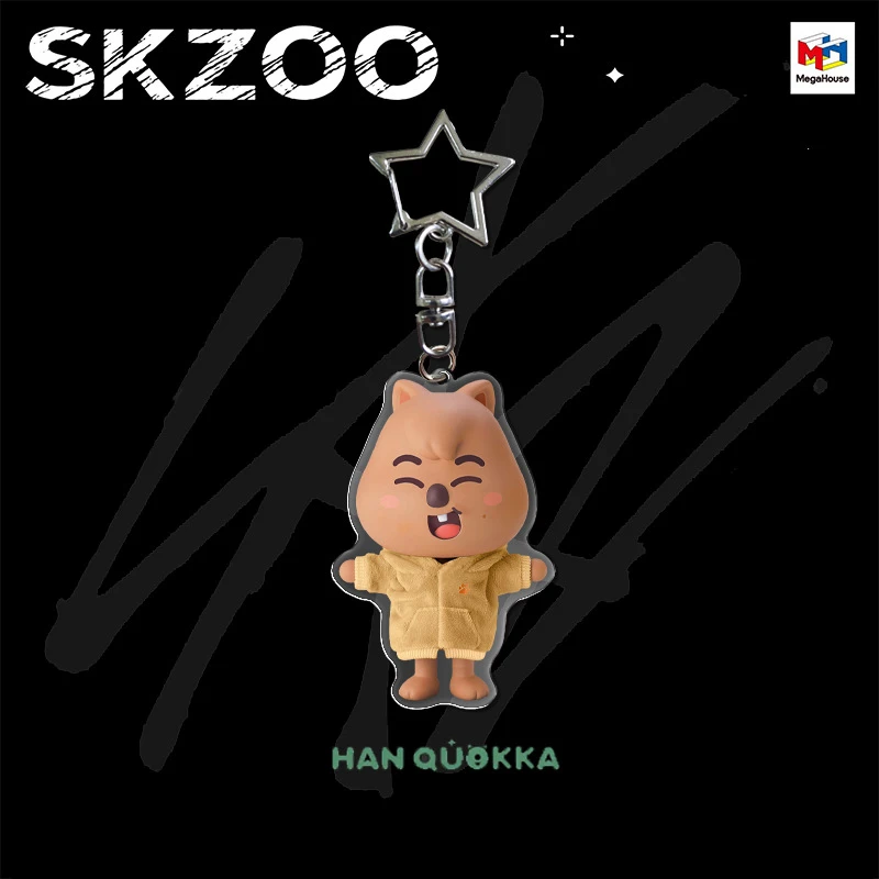New K-pop popular music boy group album SKzoo themed party cute cartoon animal keychain pendant fan decoration gift view 3
