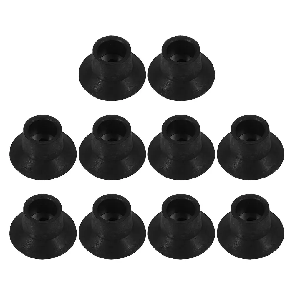 

10pcs Pad Non Slip Leg With Covers Rubber Trampoline Pole Caps Cap Leg Extension Replacement Parts Furniture Protective