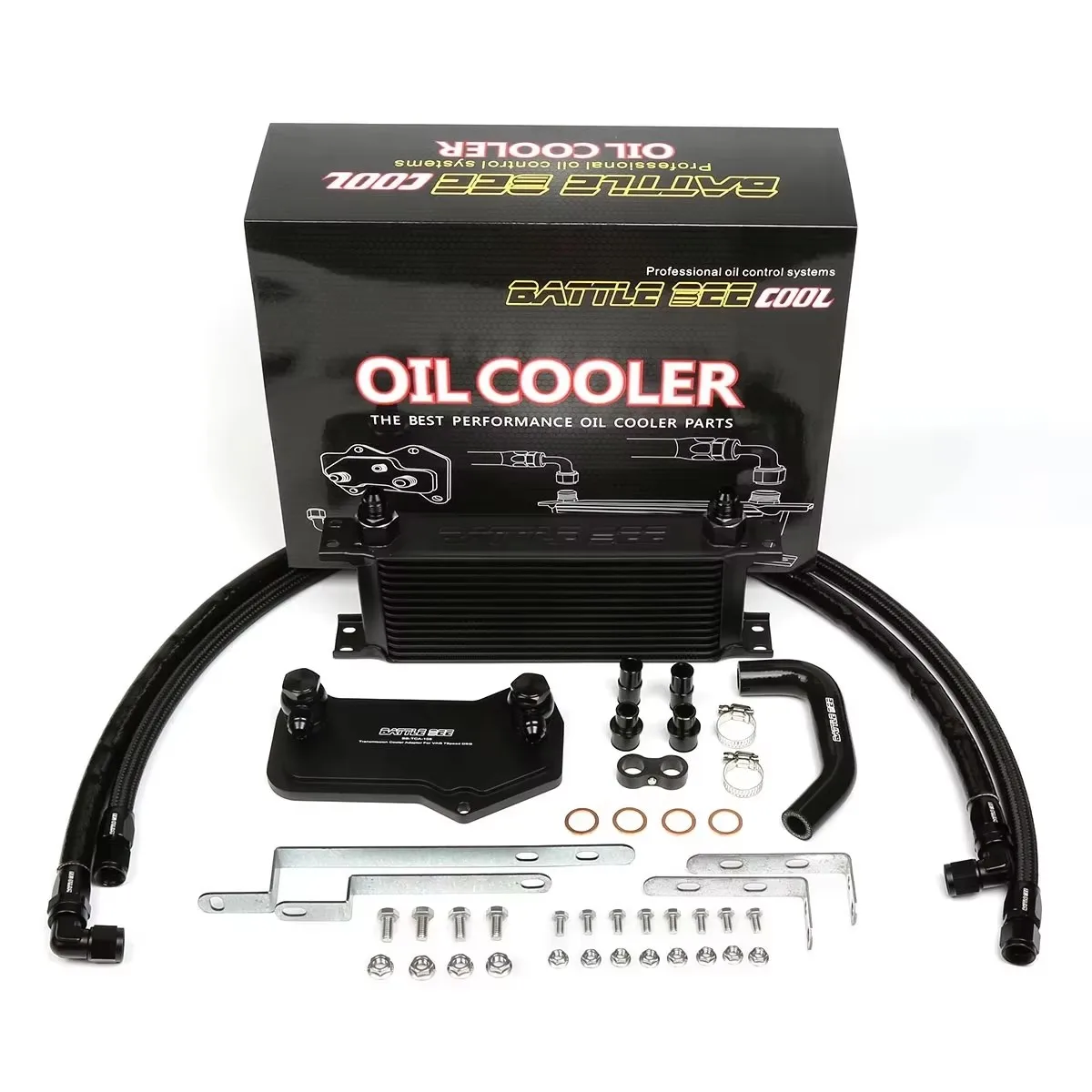 BATTLEBEE Transmission Oil Cooler Kit For VAG Volkswagen Golf Audi 7 Speed DSG DQ380 DQ500 Gearbox Oil Cooler Kit Gen3 EA888