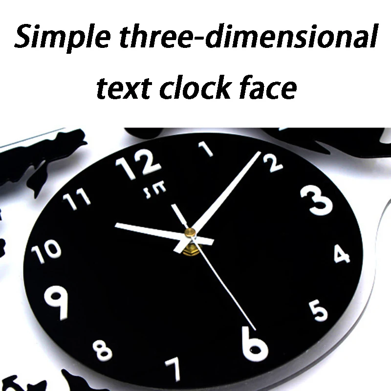 Large 3d Wall Clock Creative World Map Wall Clocks Living Room Luxury Decoration Clock Modern Design Bedroom Silent Clocks view 2