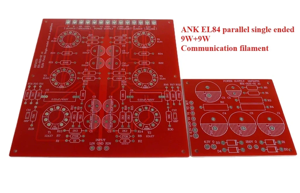 AN OTO EL84 parallel single ended back-end circuit board