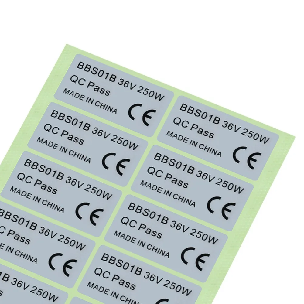 

20Pcs Ebike Sticker For BAFANG 36V 250W/48V 750W01/BBSHD Motor Self-adhesive Label Stickers Bicycle Accessories