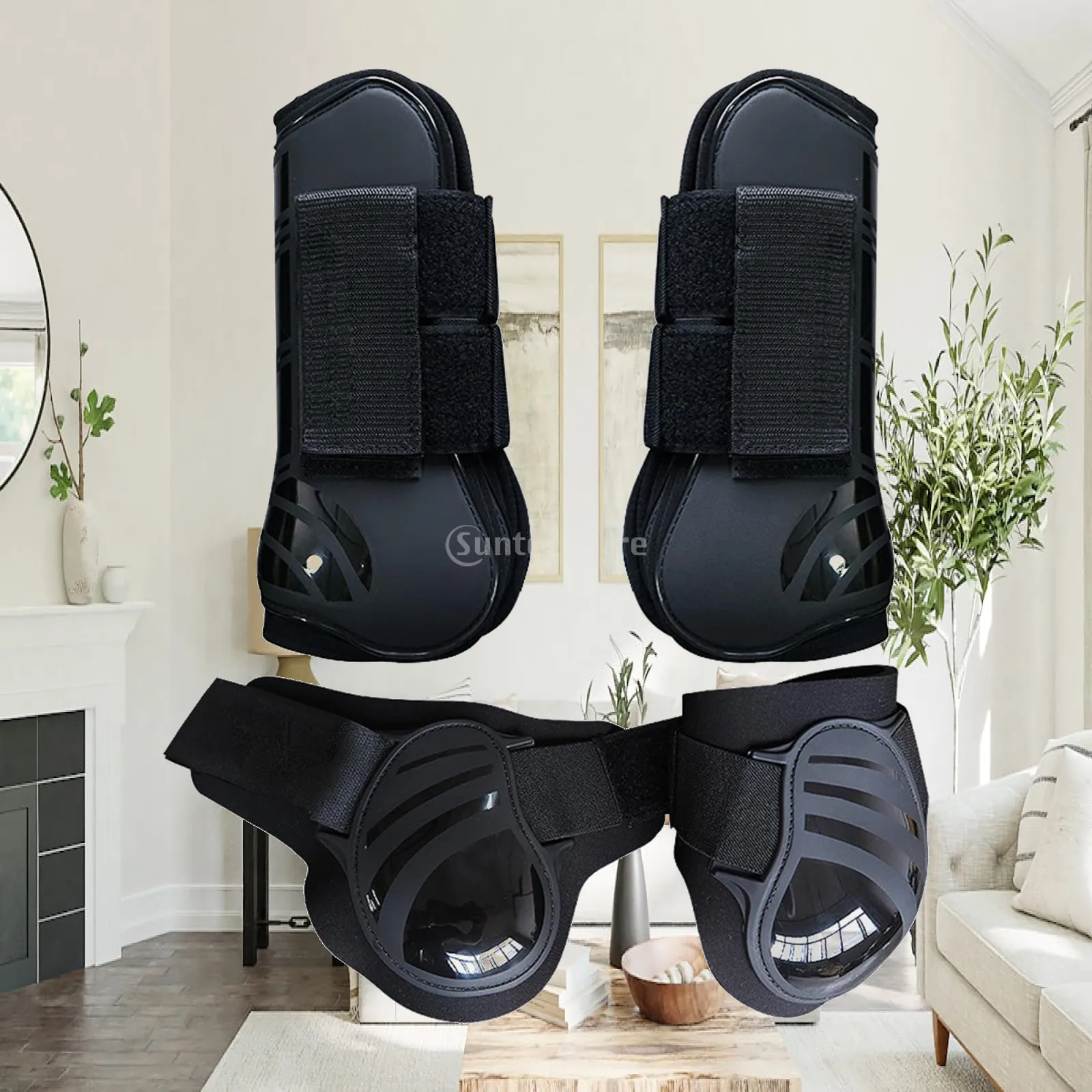 ensemble-de-bottes-de-protection-pour-tendons-de-cheval-d'exterieur-en-pu-et-neoprene-bottes-de-protection-equestres-reglables-pour-l'ecurie-le-trail-le-saut-d'obstacles-et-l'equitation