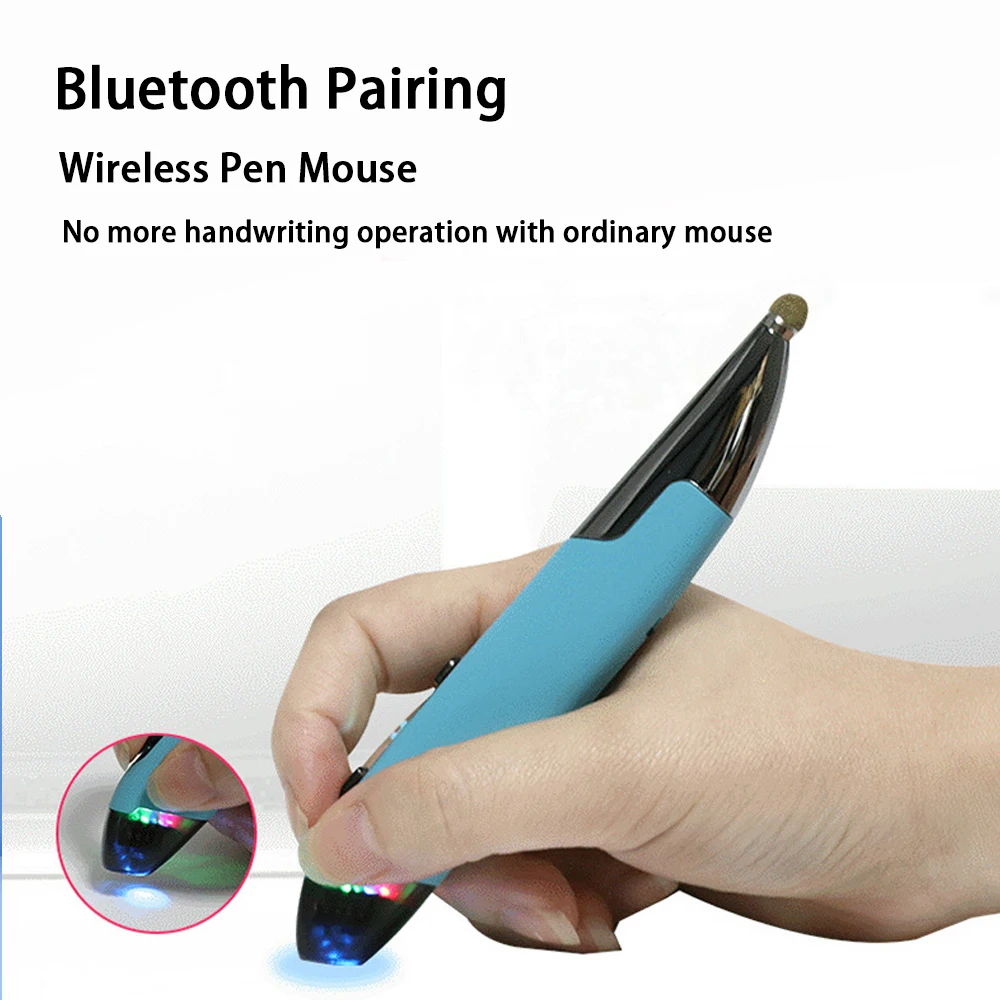 1600DPI Optical Pen Mouse 4-Keys Mini Mice Portable Handheld Pen Tablet Mouse 2.4G Bluetooth For Phone Laptop PC Desktop Office