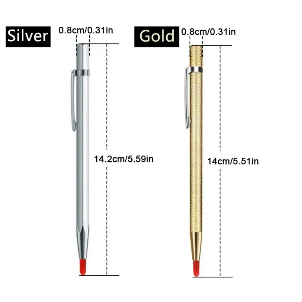 3/5Pcs Precise Marking Metal Tile Cutting Pen Ergonomic Design Anti-slip Marking Engraving Pen Durable Multi-purpose