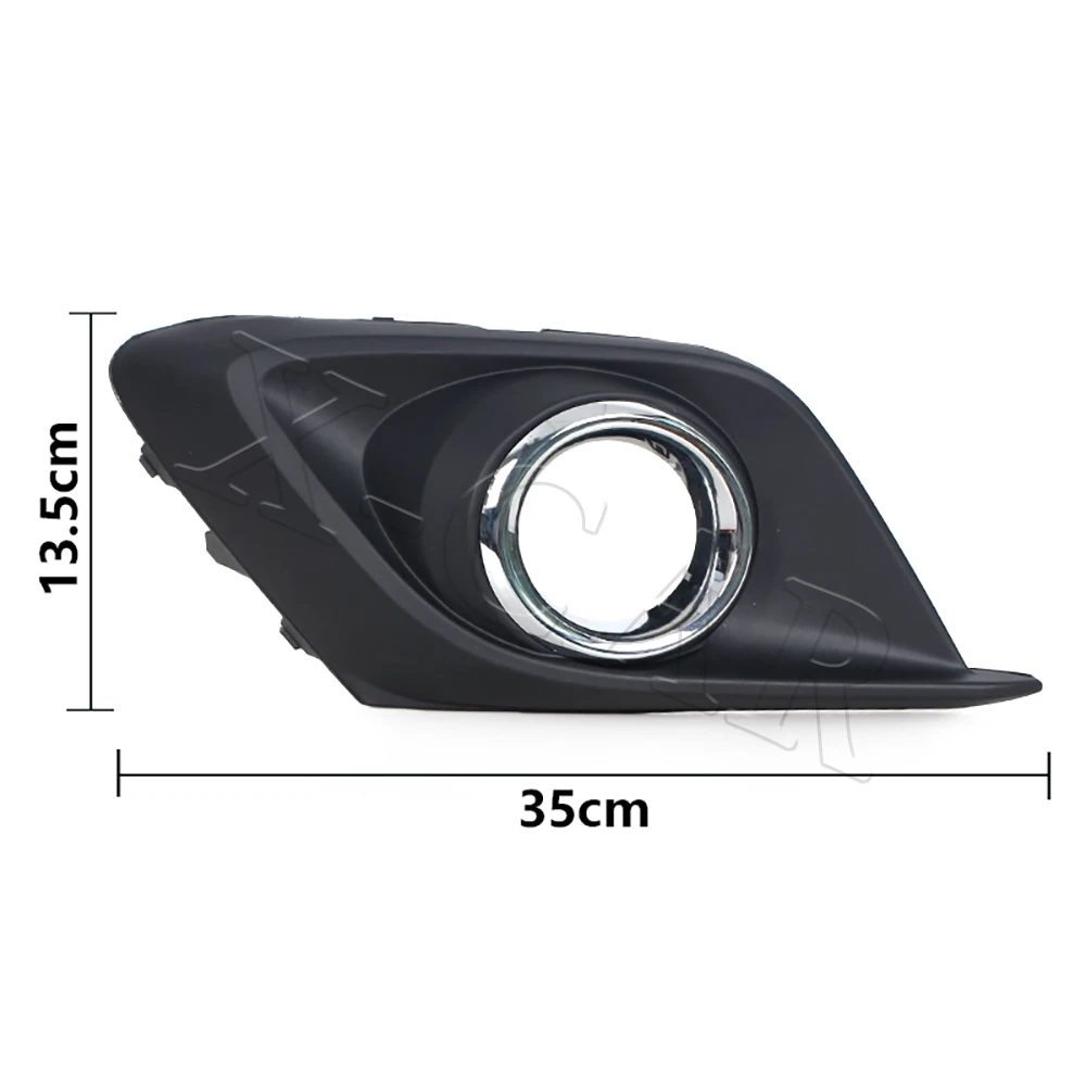 Fog Light Grille Cover Headlight Fog Lamp Frame Hood For Mazda 3 Axela 2014 2015 2016BKD1-50-C11 BKD1-50-C21 BJE1-50-C21A