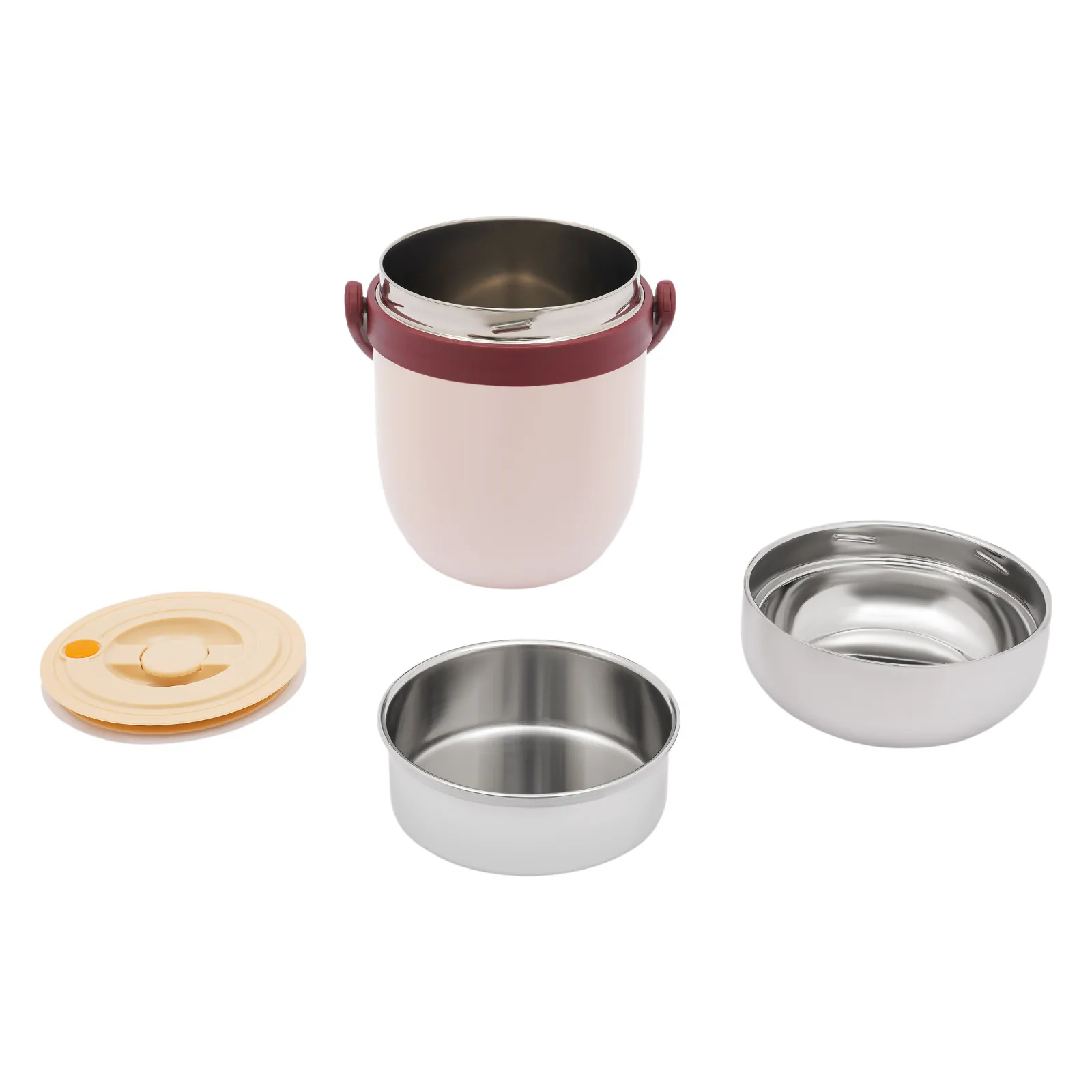 Contenedores termo portátiles, taza de sopa térmica para alimentos de 1,7 L, fiambrera de acero inoxidable, termo para mantener el calor para estudiantes