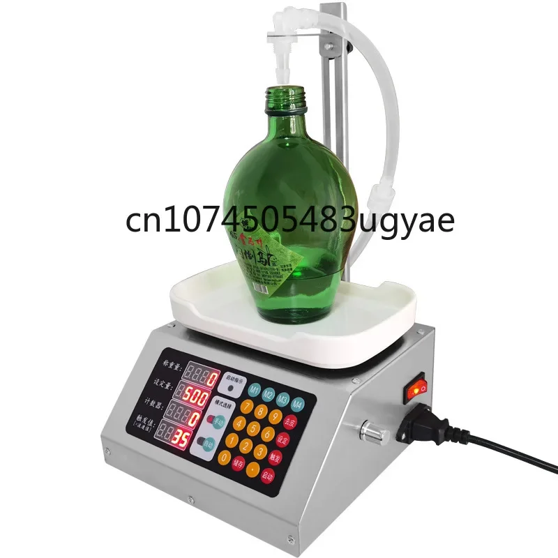 3200 Original 1810 Full Automatic Weighing Time Quantitative CNC Liquid Baijiu Oil Filling Machine