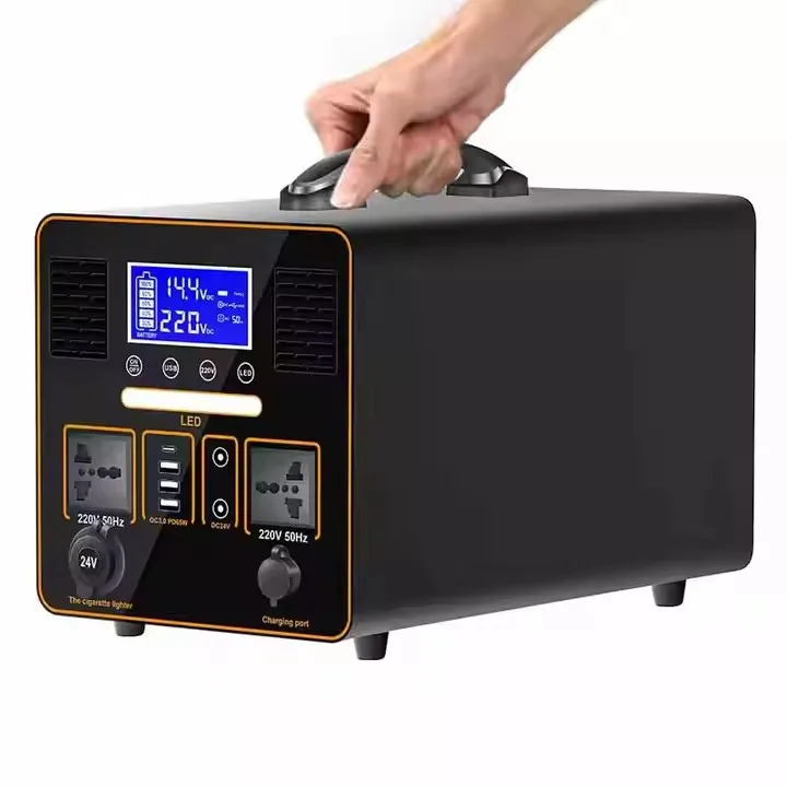 350W 500W 1000W Portable Solar Generator, High Power Lithium Battery, Outdoor Camping Emergency Power Supply