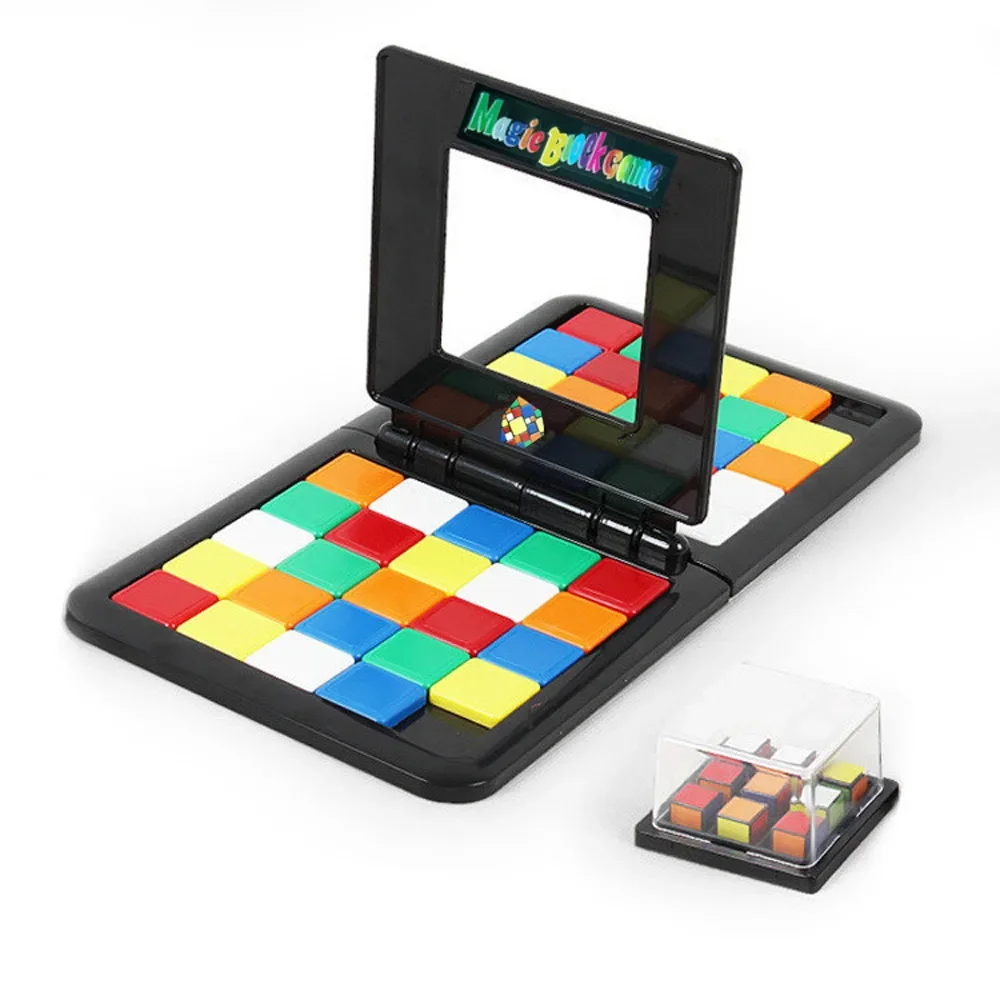 Cube de course de puzzle 3D pour adultes et enfants, jeu de société, jouet éducatif parent-enfant, cube magique à double vitesse, livraison directe