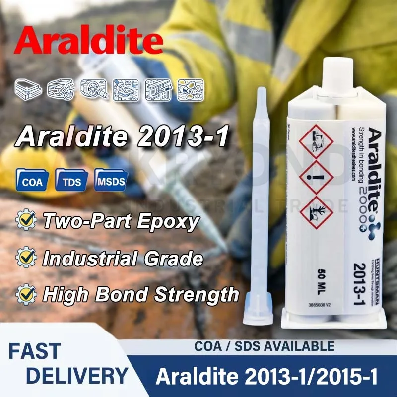 Araldite 2000 Series 2013-1 High Strength Epoxy Resin Sealant 50ml for Industrial Bonding Metal Plastic Wood Durable Performance