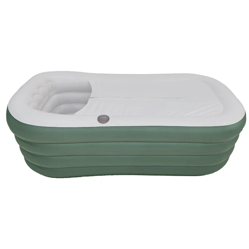 New Material PVC Adult Inflatable Foldable Bathtub Portable Adult Sitting Bathtub