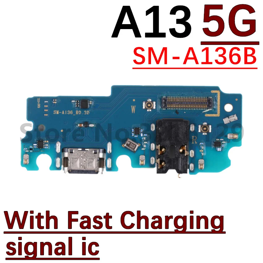 For Samsung Galaxy A13 A23 4G 5G A03 Core A03s A137 A236 A135 A032 USB Charge Charging Port Dock Connector Mic Board Flex Cable