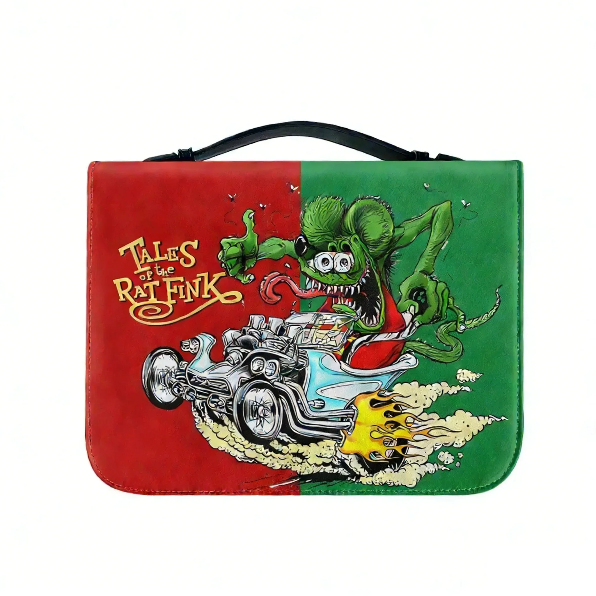 

Сумки для Библии Tales Of The Rat Fink, христианские подарки, персонализированные чехлы для Библии, водонепроницаемые кожаные сумки с карманами, чехлы-футляры.