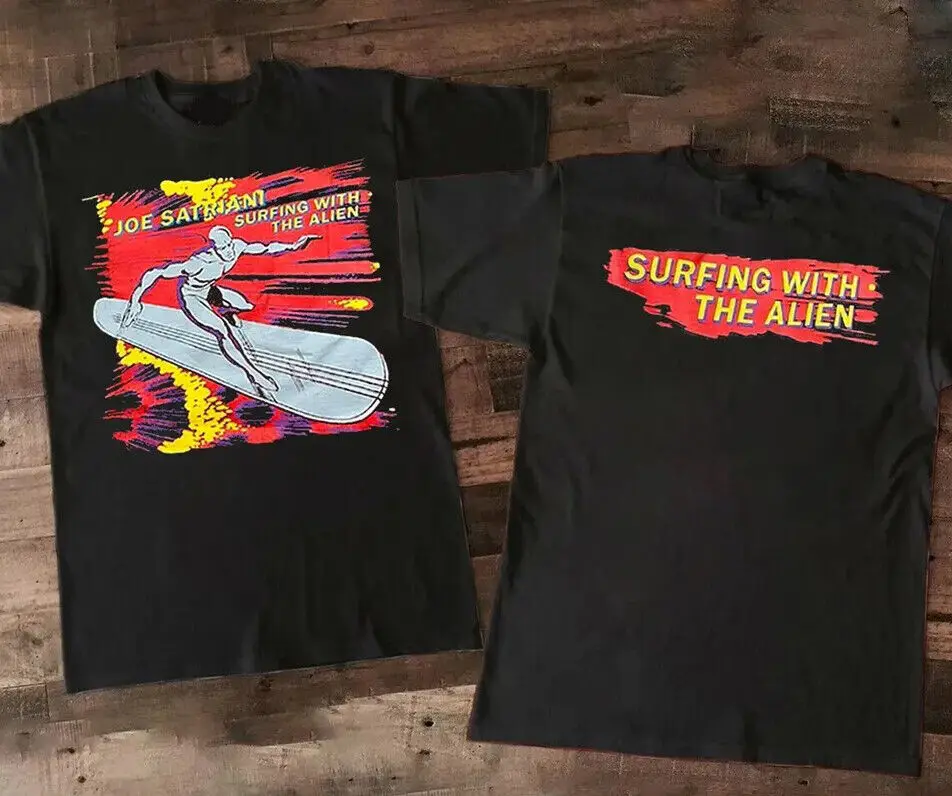 Joe Satriani Surfing With The Alien T-Shirt, Joe Satriani T-Shirt, Double Sides