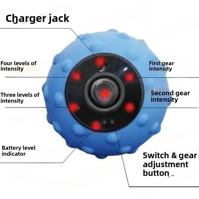 Hand Finger Rehabilitation Training Tool - Vibration Massage Ball for Wrist Nerve Stimulation & Hemiplegia Recovery