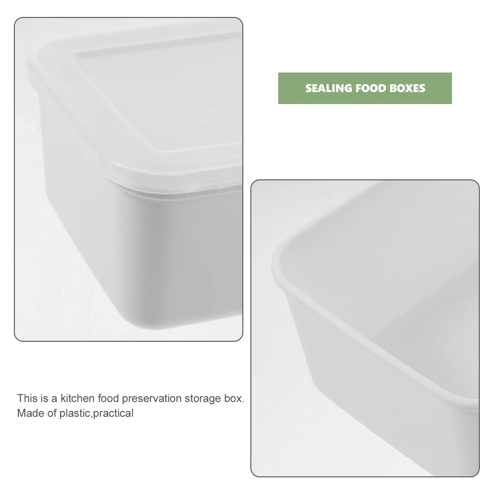 

4Pcs Airtight Food Storage Boxes Stackable Refrigerator Containers Vegetable Freezer Organizer Fridge Keeper Fresh Preservation