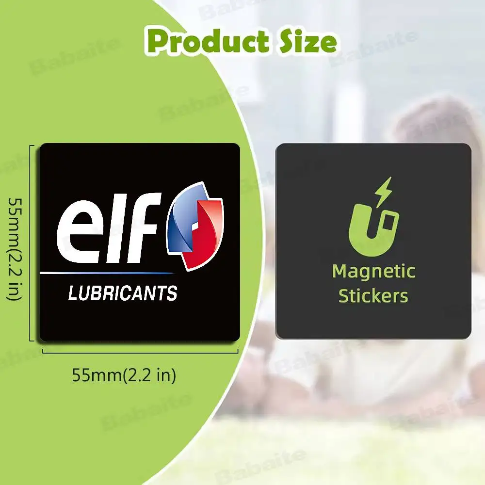 Cool E-ELFs Oil Fridge Magnet Creative Square Refrigerator Magnets Picture for Kitchen Office Whiteboard Home Decoration Gifts