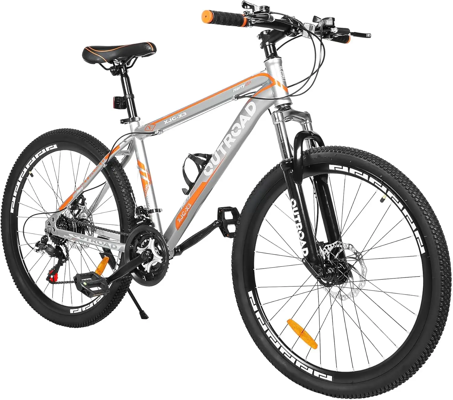 Mountian Bikes with 21 Speeds , 26 Inch Wheel Mountian Bicycles with Front Suspension, Widened Frame Commutin