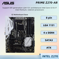ASUS PRIME Z270-AR Z270 Motherboard LGA 1151 For 6th/7th Gen i7-7700K i5-7600K DDR4 OC Double M.2 NVMe SSD USB 3.1 Gen2 ATX FS