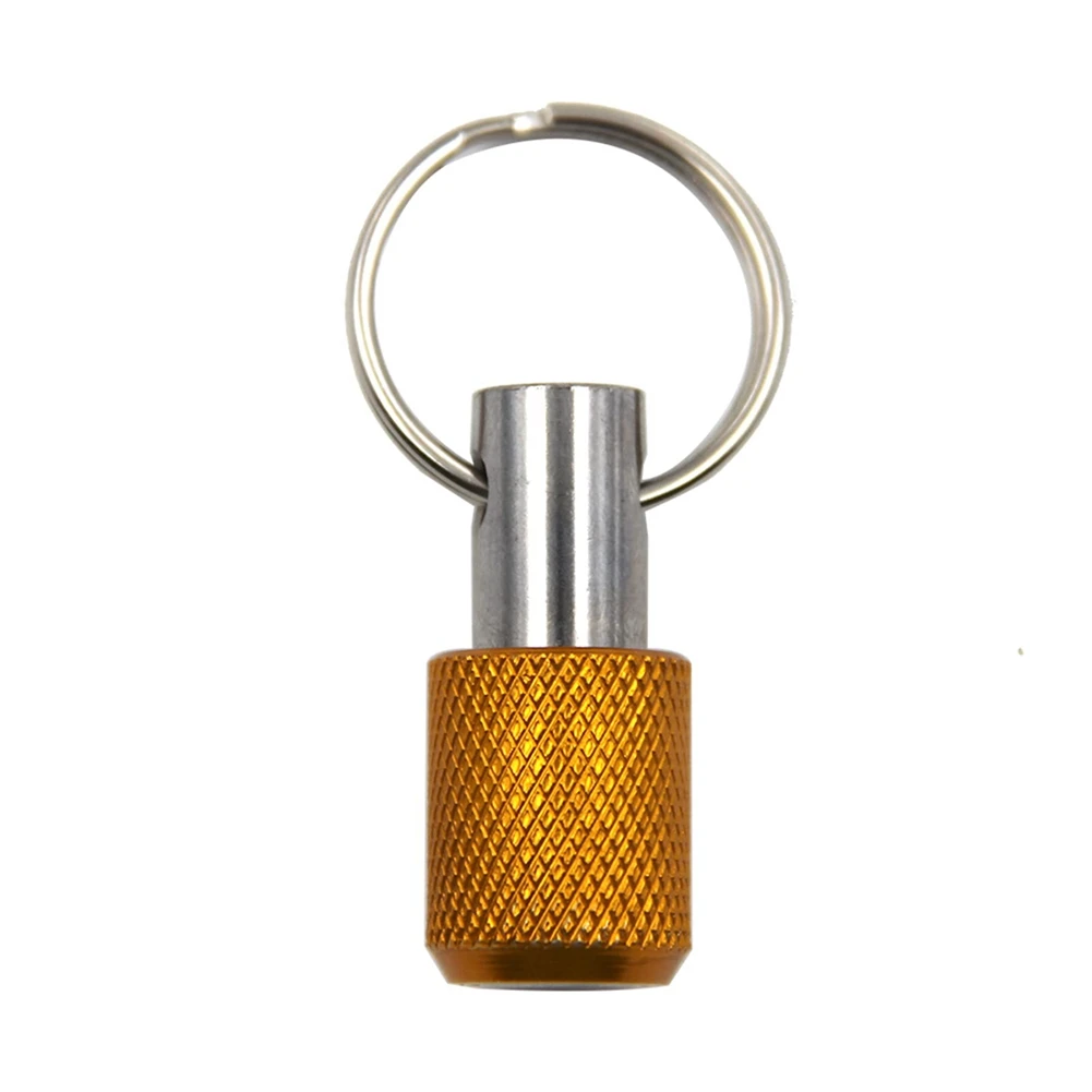 [ABFI!】 1/4 Inch Hex-Shank Screwdriver Bits Holder Practical Extension Bar Drill Screw Adapter Quick Release Carabiner Keychain