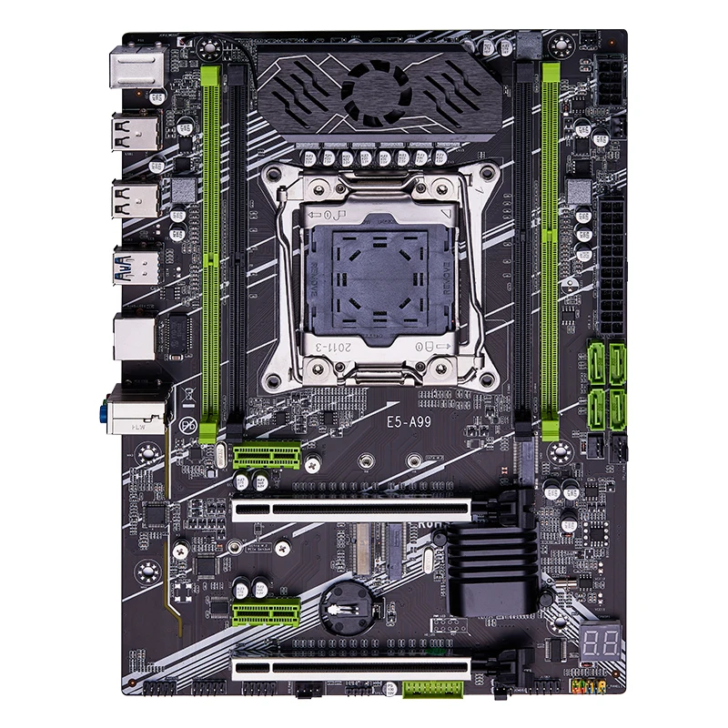 Zestaw płyty głównej QIYIDA X99 Xeon LGA2011-3 E5 2650 V4 1 sztuk*16 gb = 16 GB DDR4 4 kanały SATA 3.0 nvme M.2 SATA 3.0 E5 A99