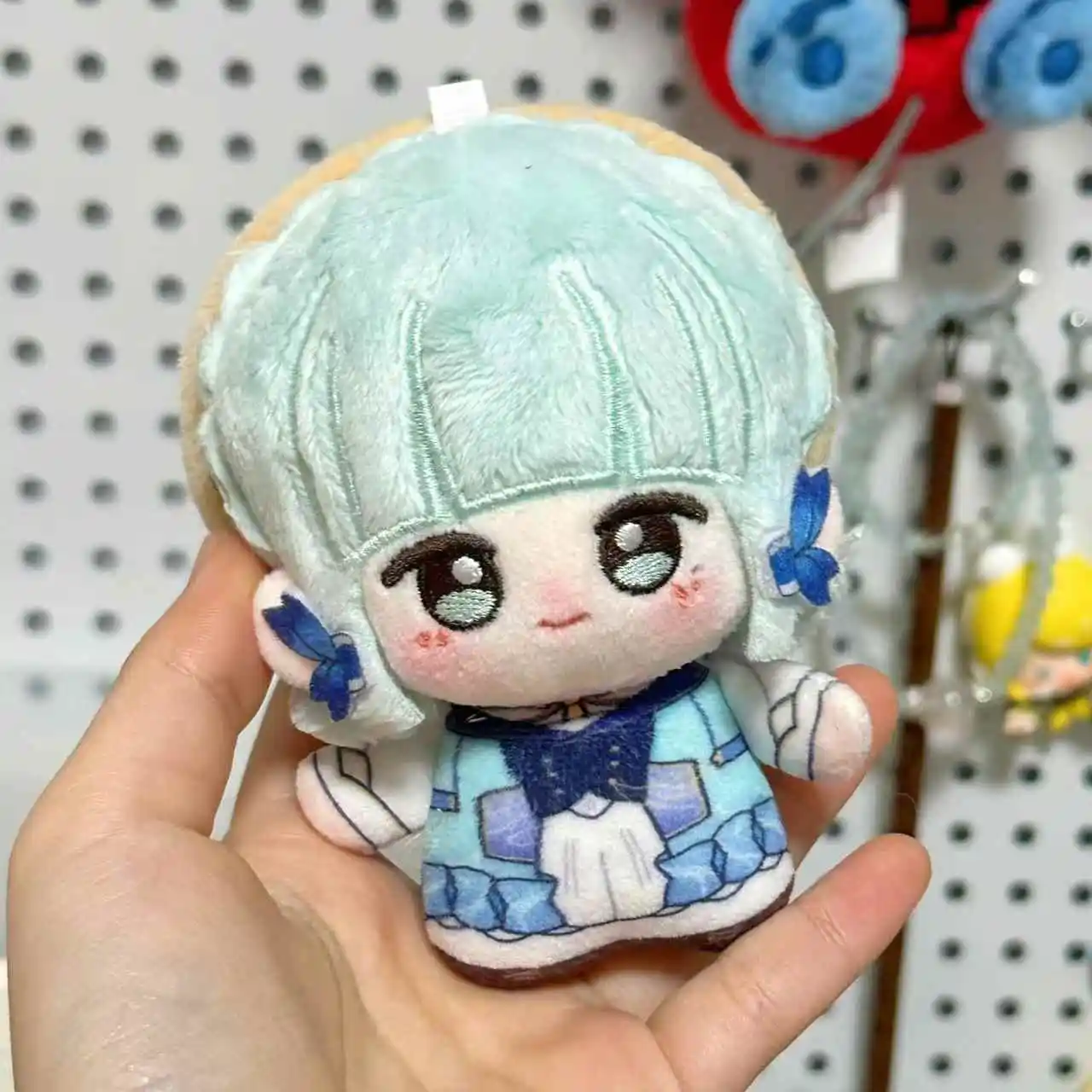 

Anime Genshin Impact Kamisato Ayaka Cute Soft Starfish Body Plush Cotton Doll Pendant Toys 10cm Keychain Dango Cosplay Xmas Gift