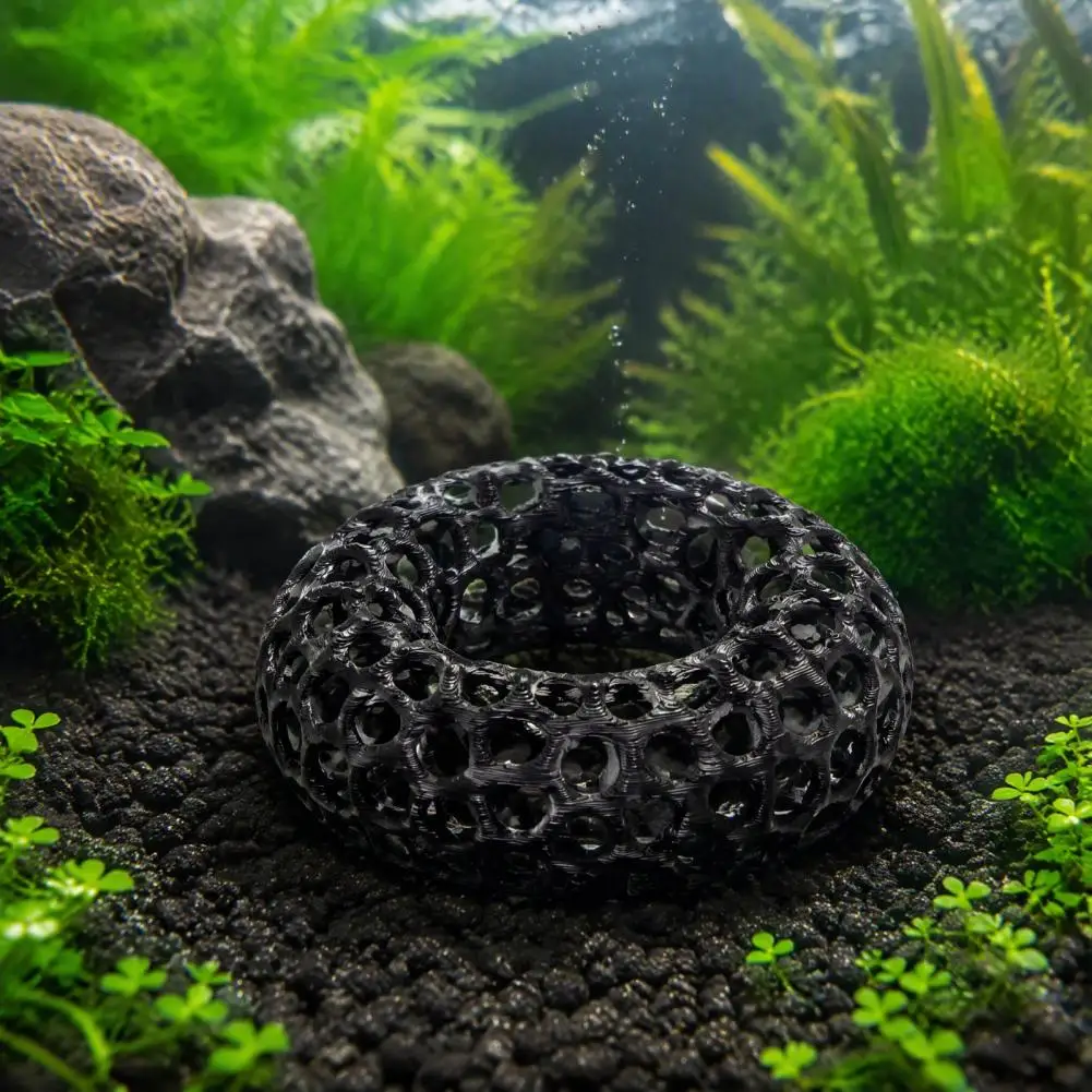 Neocaridina Breeding Cave Dwarf Shrimp Hideout 2-pack Shrimp Caves for Aquarium Plants Round Hideouts for Cherry Dwarf Shrimp