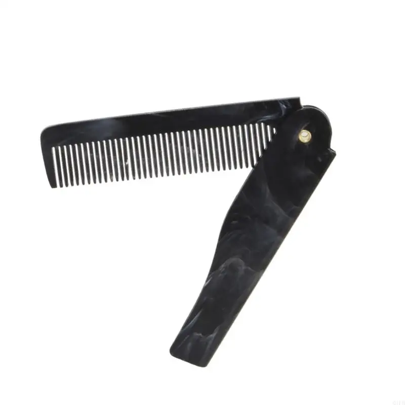 

Q1FB Portable Beard Comb Усы щетки для бороды щетка пластиковая складная раскладная утилизация для волос укладки волос укладки