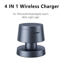 3 in 1 Wireless Charger For iPhone 16 15 14 13 12 Fast Charging Station for Apple Watch 10 9 8 7 6 5 4 Airpods 2 3 Pro