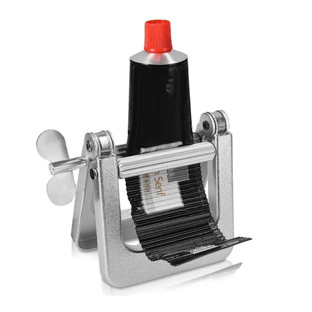 Metal Tube Squeezer Multifunctional Wringer Roller Dispenser for Toothpaste Hair Dye Paint Tubes Large Capacity Squeeze Tool