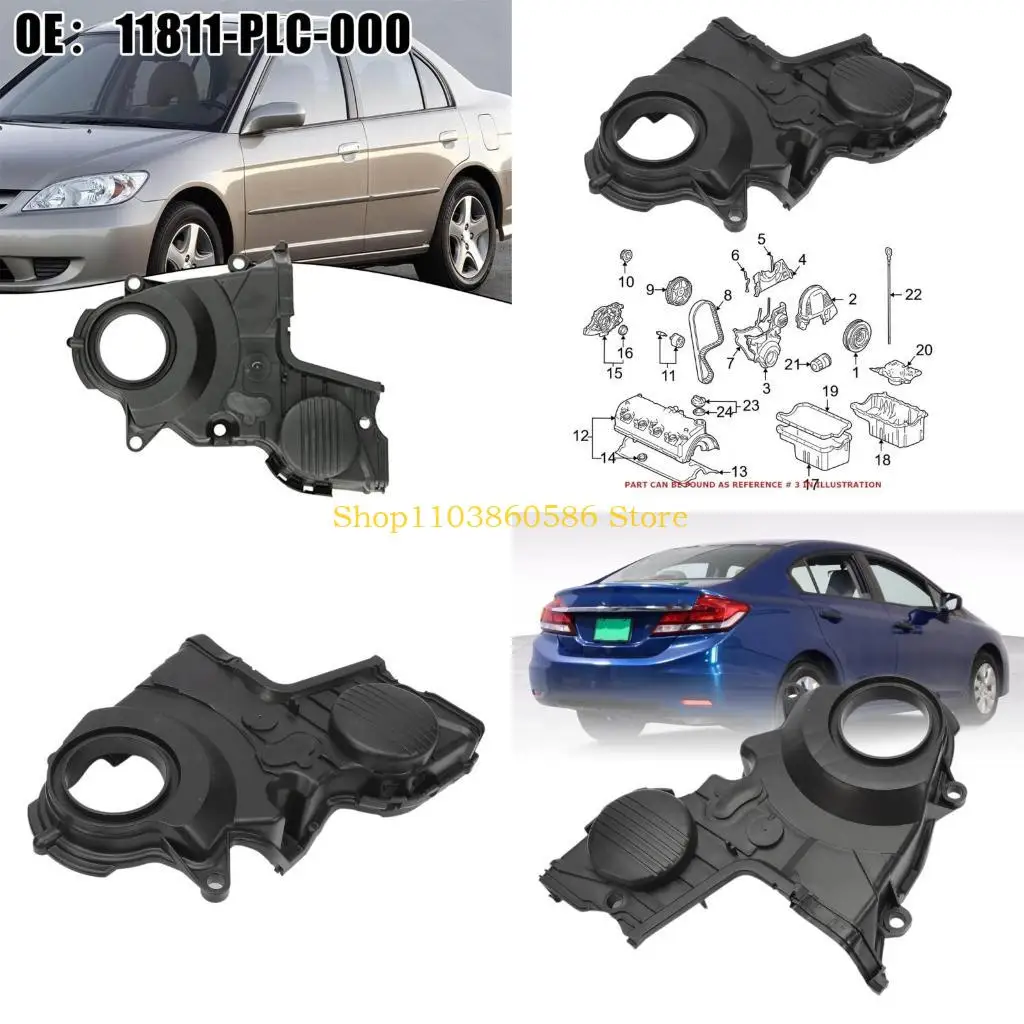 

242A Timing Belt Lower Cover for 2001-2005 11811-PLC-000 Replacement Car Interior Belt Lower Cover Automotive Accessory