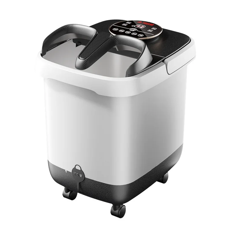 

Складная ванночка для ног с автоматическим подогревом и массажером, регулируемая температура, для спа-процедур