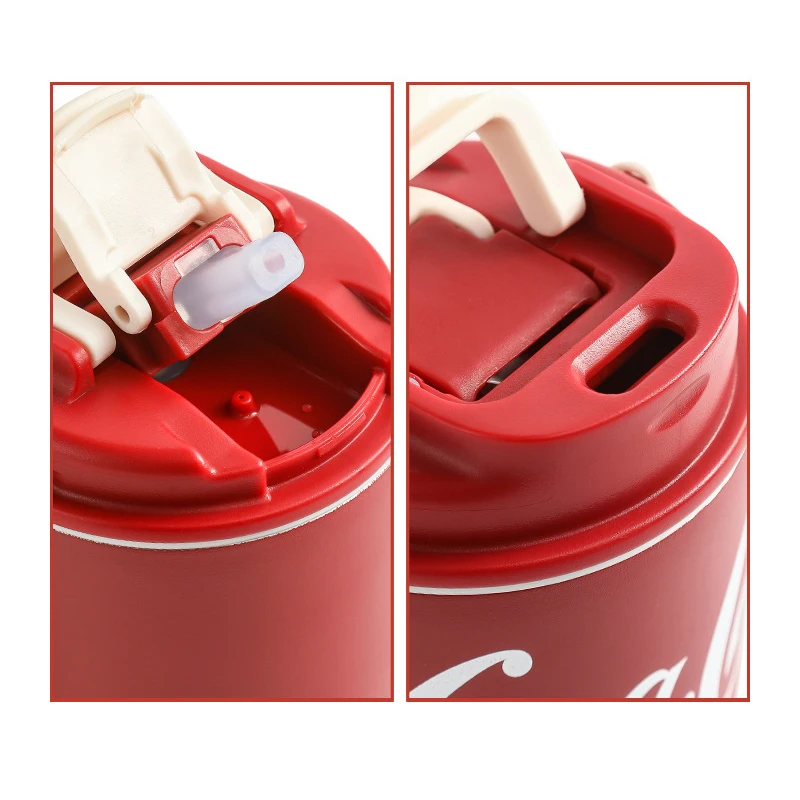 304 Stainless Steel Insulated Cup Women Men Water Bottles Coffee Cup Gift Portable Dual Drink Office Cup Coca-cola fashion 2024