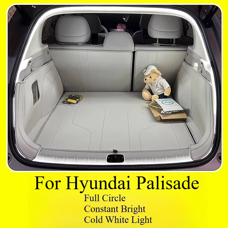 

Для Hyundai Palisade: Подсветка багажника, аксессуары для освещения багажного отсека, лампа для багажника, декоративная подсветка салона, элементы для тюнинга интерьера