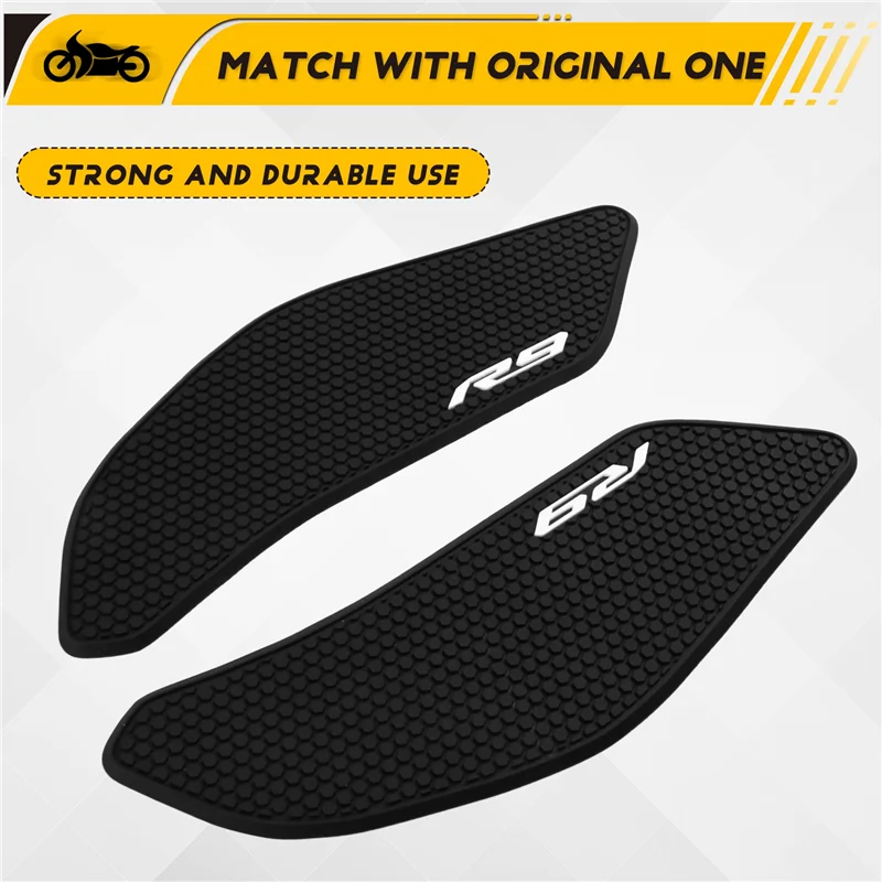 

AA-Motorcycle Tank Protector Anti-Slip Stickers Decal Knee Grip Tank Pad For YZF R9 YZF-R9 2025-
