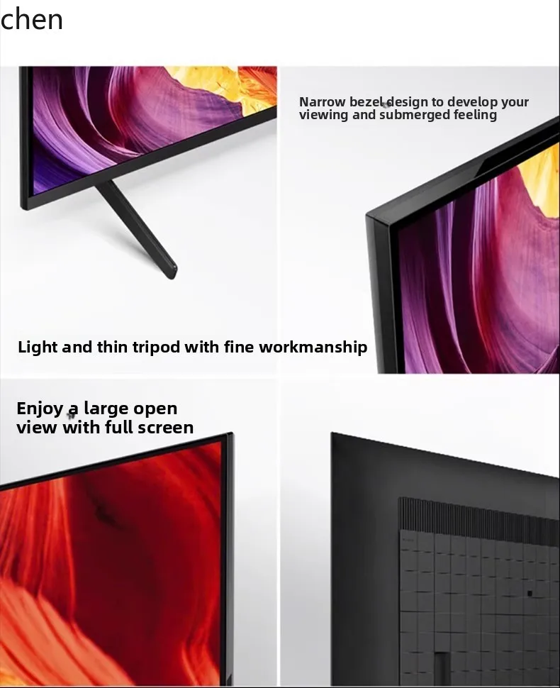 تلفزيون HXL 8K Ultra HD Home LCD إصدار شبكة بدون إطار بشاشة كاملة