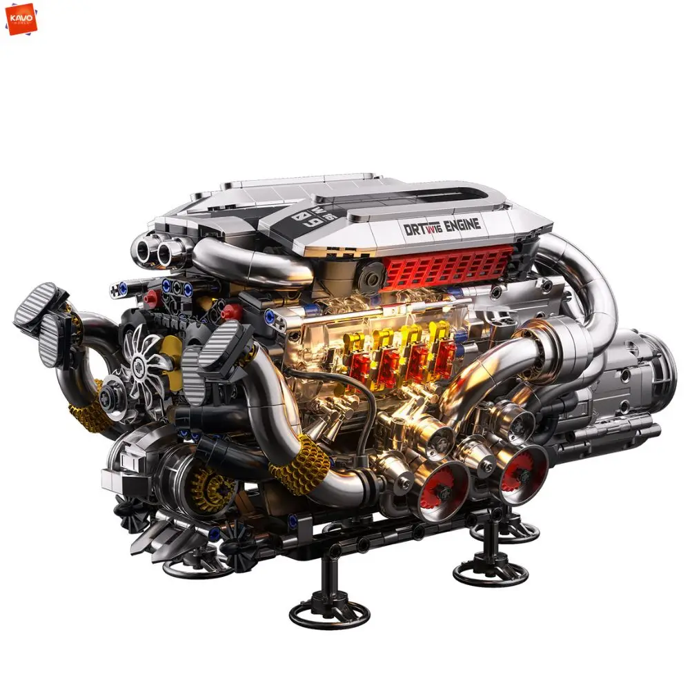 KAVOWORLD 1688PCS Motor Bouwstenen Set DIY Montage Mechanische Steentjes Model STEM Educatief Speelgoed voor Volwassenen en Tieners