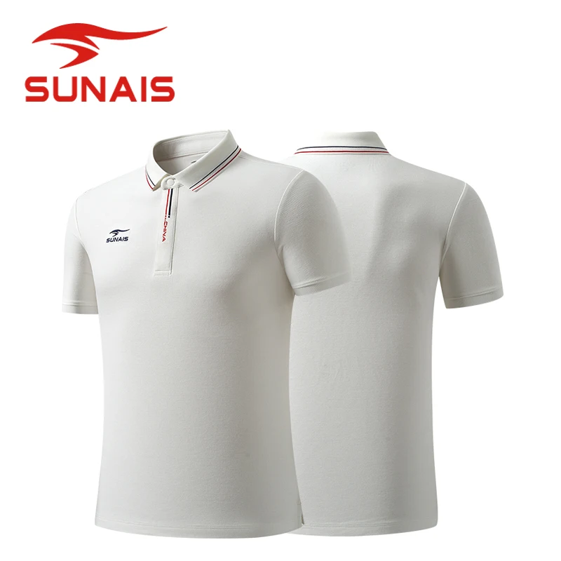 

SUNAIS New Men Short Sleeve Polo Shirt Cotton Blend Soft Comfortable Daily Sports Casual Tops 630627