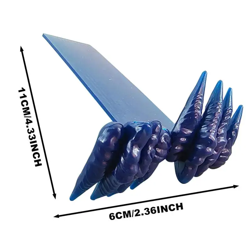 اليدوية الراتنج هالوين المرجعية ، الحلي رف الكتب ، حامل صفحة اليد ، الرعب ، شيطان زاحف ، كول