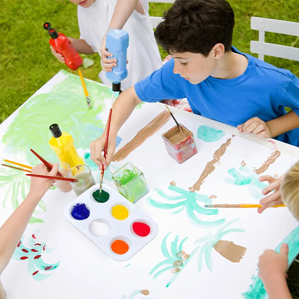 White Plastic Paint Tray Palet - đánh giá và giá Art Craft 3 Year Old