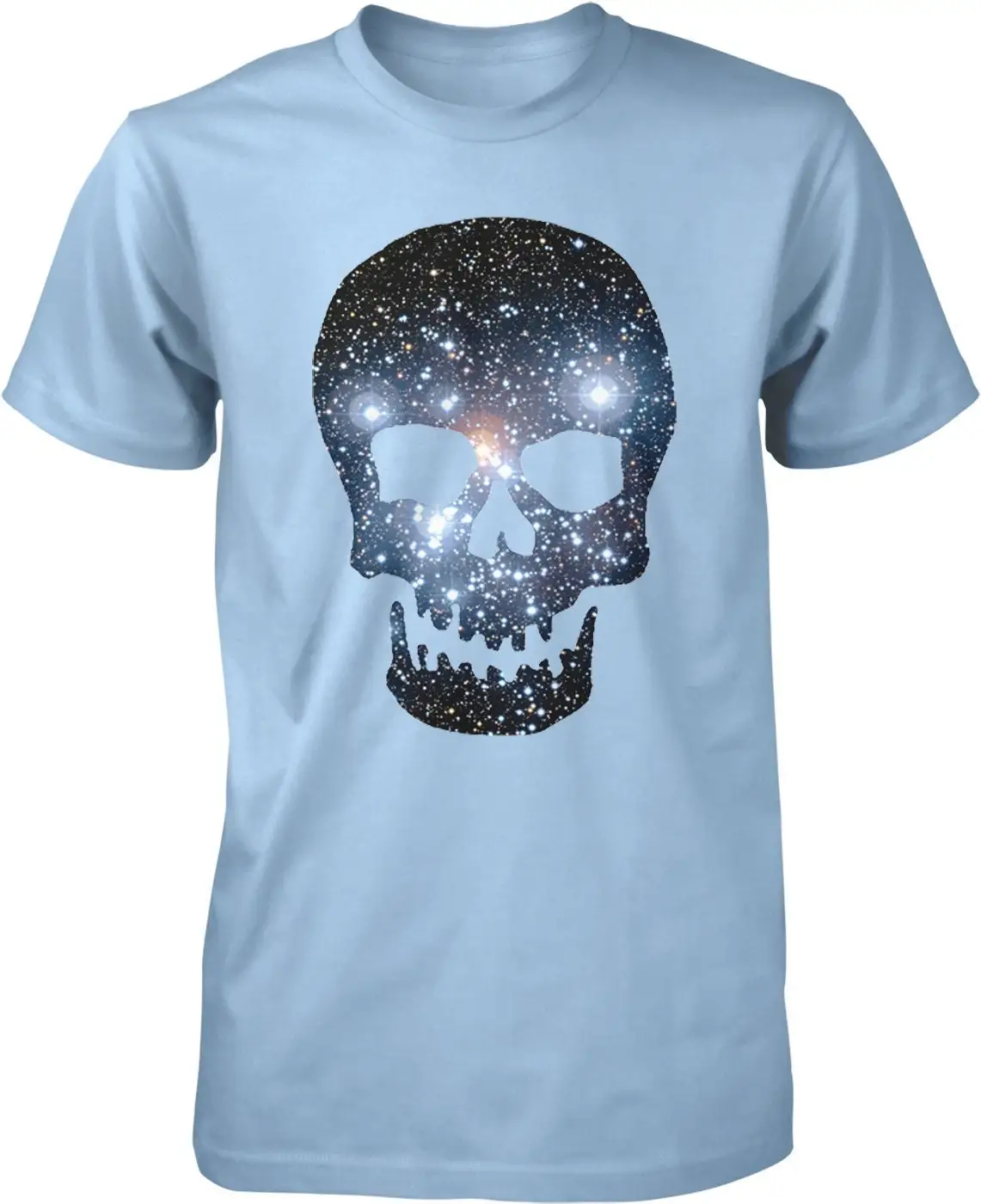 Galaxy Pattern Skull Space Men's T shirt HOOD_00935