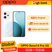 Global Version OPPO Reno14 Pro 5G Smartphone MTK Dimensity 8450 6200mAh Battery 6.83-inch 120Hz AMOLED Display 50MP Main Camera