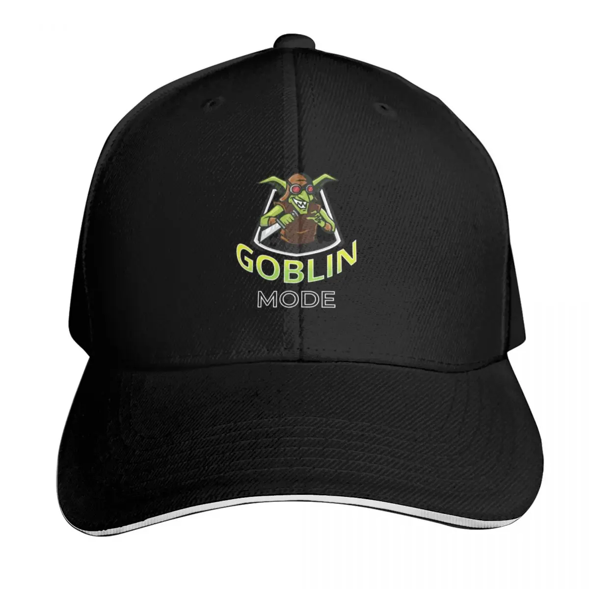 Goblin Mode Baseball Cap Streetwear Hip Hop Trendy Vintage Retro Embroidered Lightweight Packable
