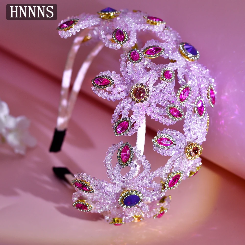 TOPQUEEN الفاخرة الزفاف الزفاف المياه الماس الشعر هوب اليدوية حبة النسيج النساء مأدبة رائعة إكسسوارات الشعر YXA166