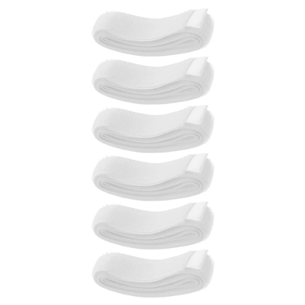 

6 Pcs Elastic Bandage Catheter Bag Holder Urinary Drainage Fixation Strap Polyester